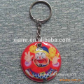 hottest chinese the god of wealth pattern soft pvc light keychain